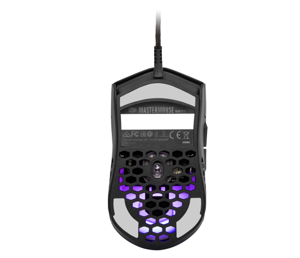 Cooler Master MM711 1600 DPI RGB matowa czarna MM-711-KKOL1 - 1381816 - zdjęcie 2